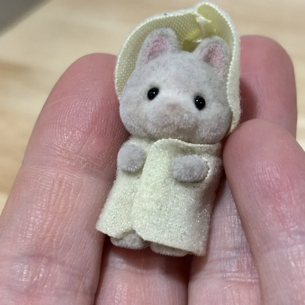 Calico Critters Figures Lot Sylvanian‎ Families Husky Dog Family Furniture READ